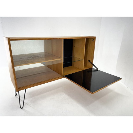 Image 1 of Mid-century display cabinet with a bar, Czechoslovakia