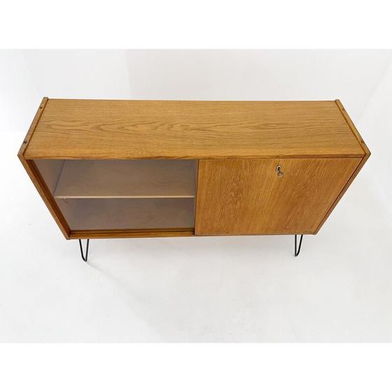 Image 1 of Mid-century display cabinet with a bar, Czechoslovakia