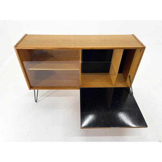 Image 1 of Mid-century display cabinet with a bar, Czechoslovakia