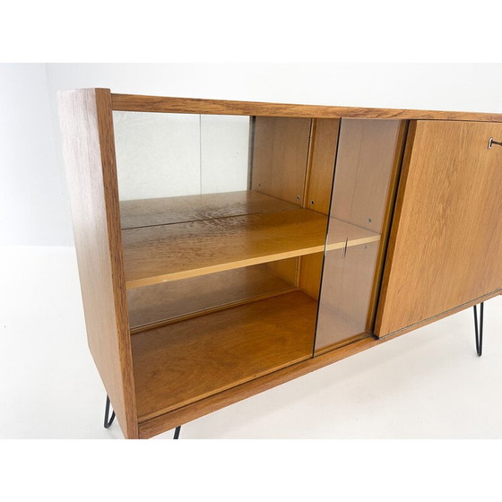 Image 1 of Mid-century display cabinet with a bar, Czechoslovakia