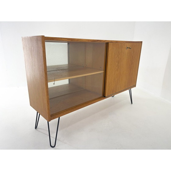 Image 1 of Mid-century display cabinet with a bar, Czechoslovakia