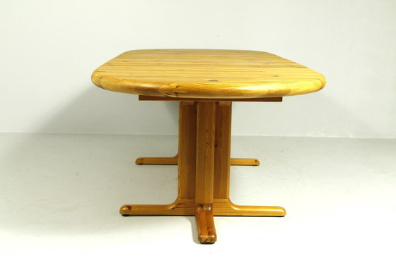 Image 1 of Pine Extendable Dining Table From Rubby, Denmark, 1980S