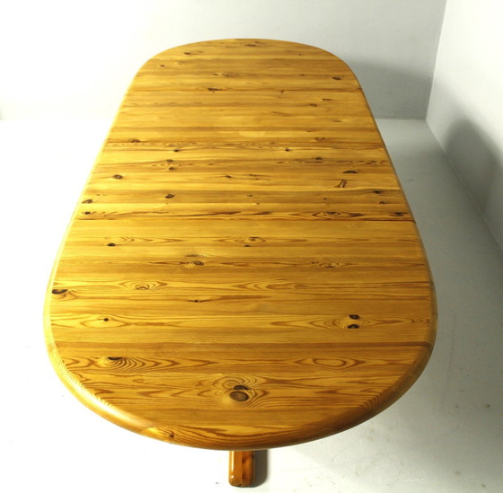 Image 1 of Pine Extendable Dining Table From Rubby, Denmark, 1980S