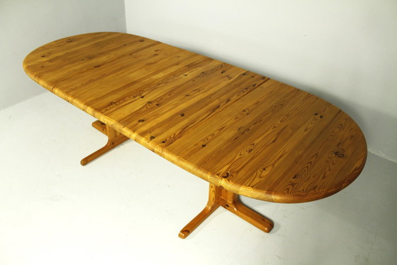 Image 1 of Pine Extendable Dining Table From Rubby, Denmark, 1980S