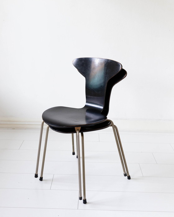 Image 1 of Set Of Two Arne Jacobsen Mosquito Dining Chairs