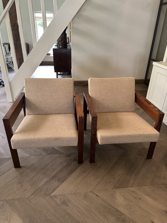 Image 1 of 2x Hein Stolle armchairs