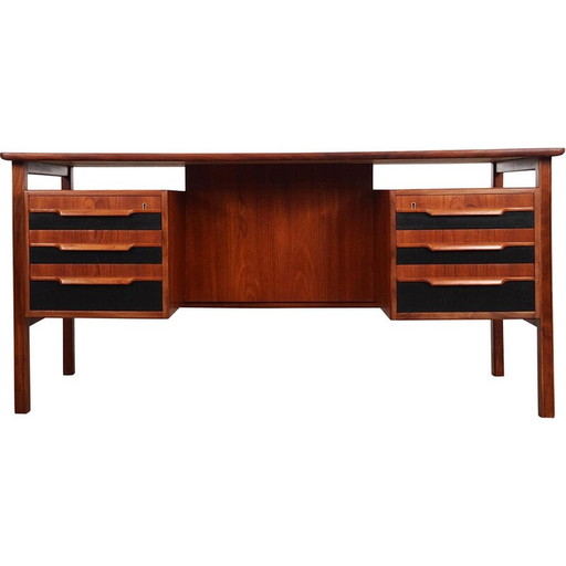 Teak desk, Danish design, 1970s, production: Denmark