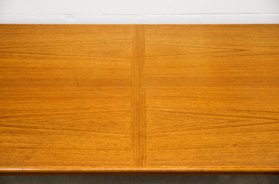 Image 1 of oblong teak coffee table