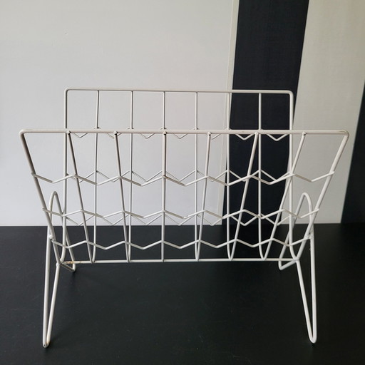 Vintage Retro Magazine Rack From The 50s/60s