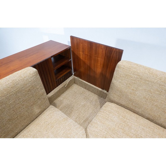 Image 1 of Mid-century Italian sofa with built-in sideboard, Italy 1960s