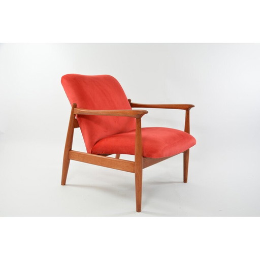 Vintage armchair WR Coral teak