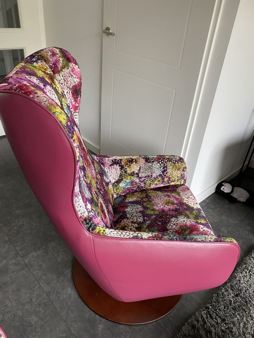 Prominent Sheila De Vries Armchair With Design Fabric From Guild .