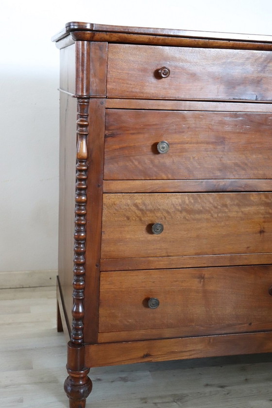 Image 1 of Antique Wooden Chest Of Drawers