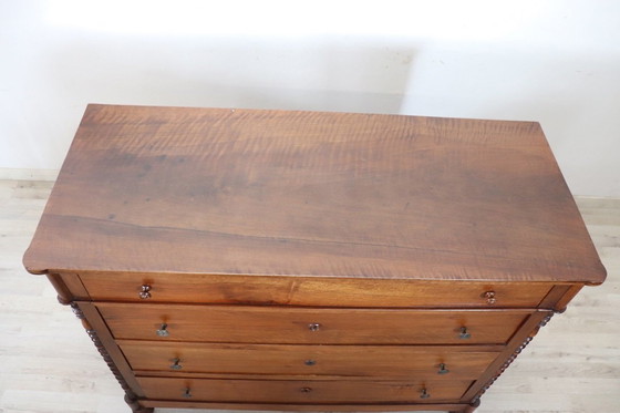 Image 1 of Antique Wooden Chest Of Drawers