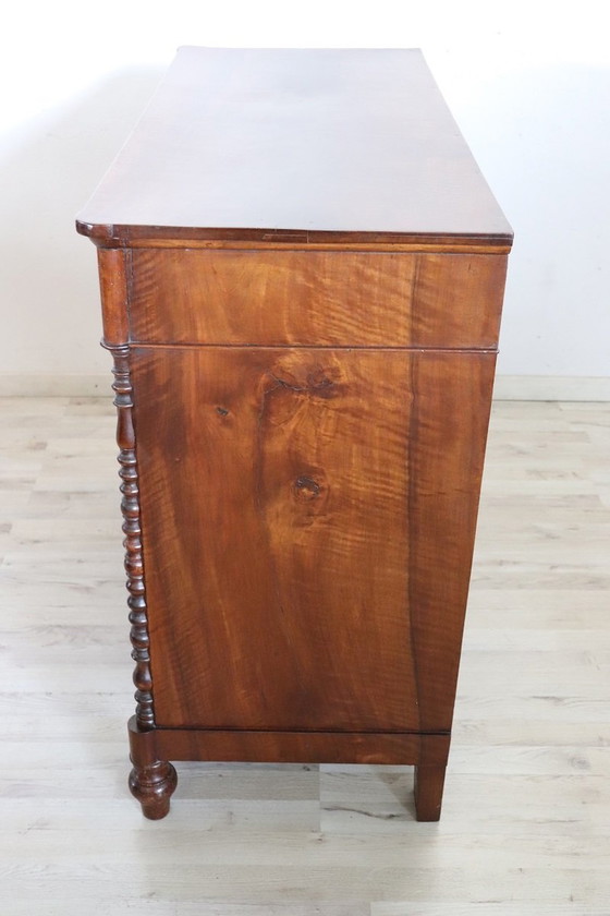 Image 1 of Antique Wooden Chest Of Drawers