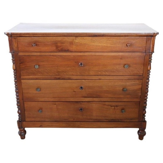 Image 1 of Antique Wooden Chest Of Drawers