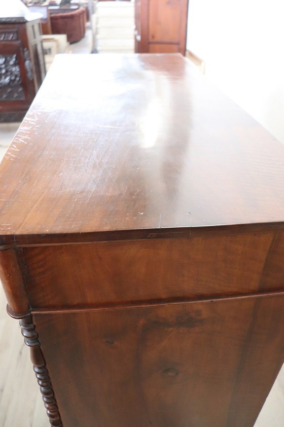 Image 1 of Antique Wooden Chest Of Drawers