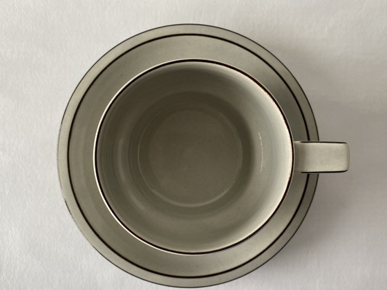 Image 1 of 6 X Cup And Saucer Columbia Bing & Grondahl