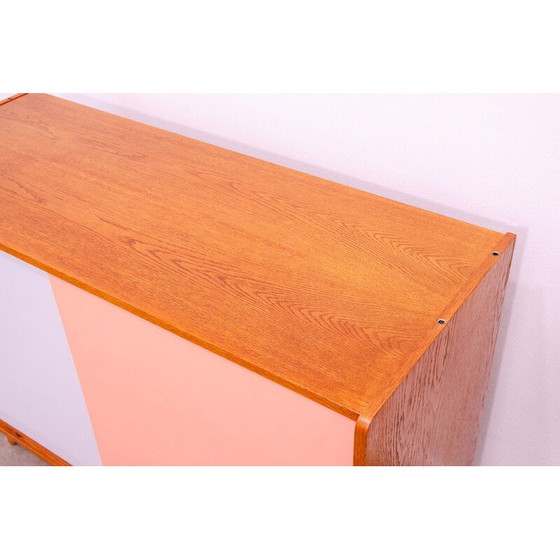 Image 1 of Vintage beech wood and plywood sideboard by Jiří Jiroutek, Czechoslovakia 1960