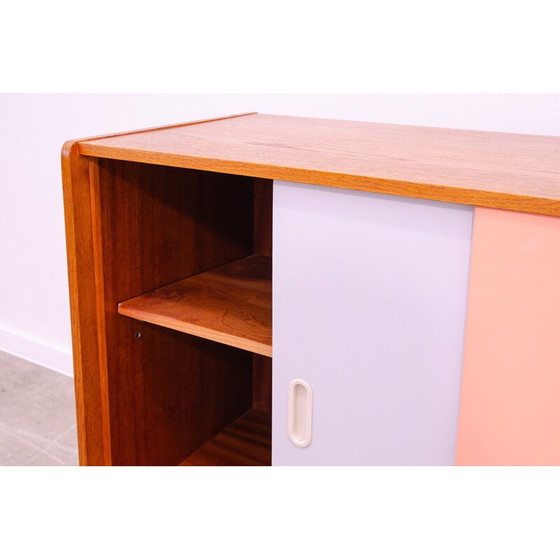 Image 1 of Vintage beech wood and plywood sideboard by Jiří Jiroutek, Czechoslovakia 1960