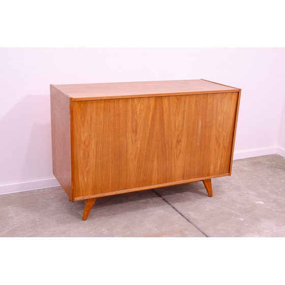 Image 1 of Vintage beech wood and plywood sideboard by Jiří Jiroutek, Czechoslovakia 1960