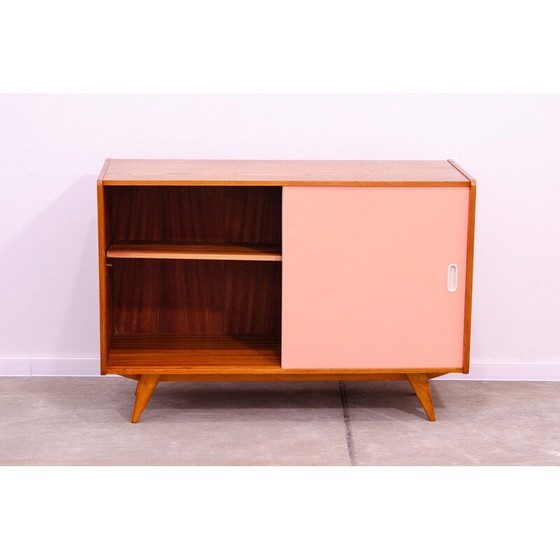 Image 1 of Vintage beech wood and plywood sideboard by Jiří Jiroutek, Czechoslovakia 1960