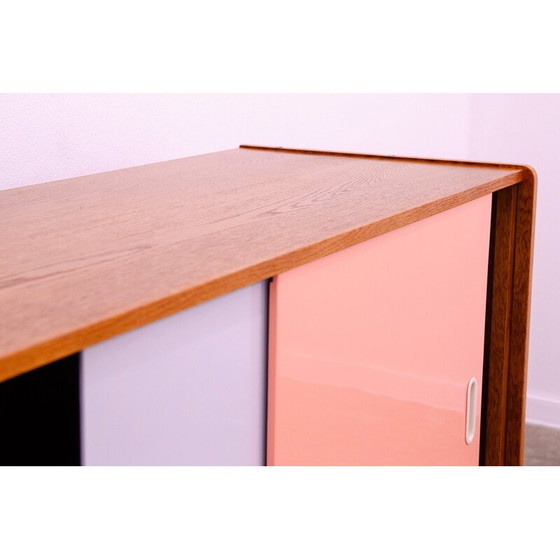 Image 1 of Vintage beech wood and plywood sideboard by Jiří Jiroutek, Czechoslovakia 1960