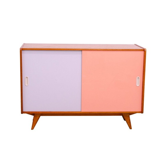 Image 1 of Vintage beech wood and plywood sideboard by Jiří Jiroutek, Czechoslovakia 1960