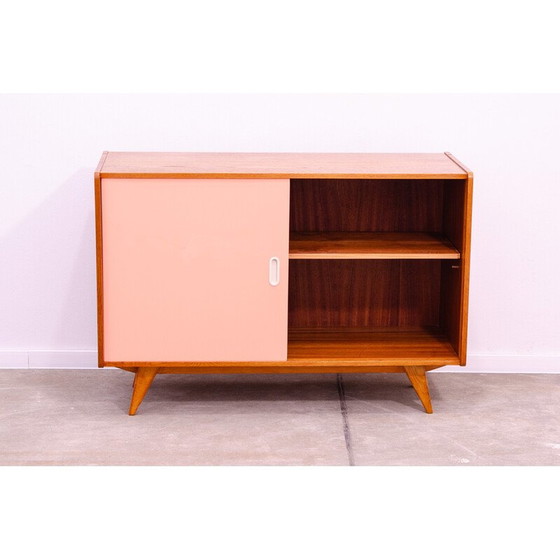 Image 1 of Vintage beech wood and plywood sideboard by Jiří Jiroutek, Czechoslovakia 1960