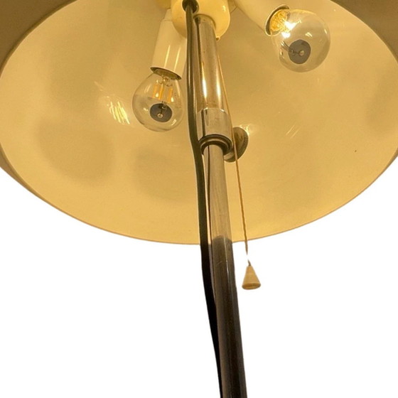 Image 1 of Gepo - Table lamp - Space Age - Mushroom lamp - White acrylic shade and chromed base