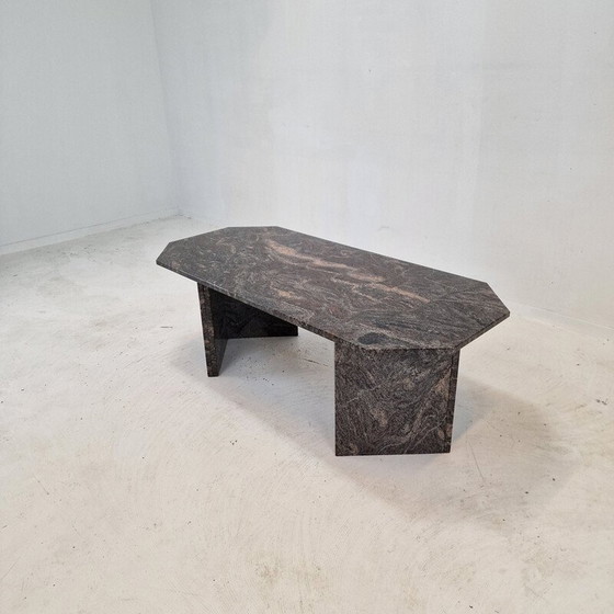 Image 1 of Italian vintage coffee table in granite, 1980s