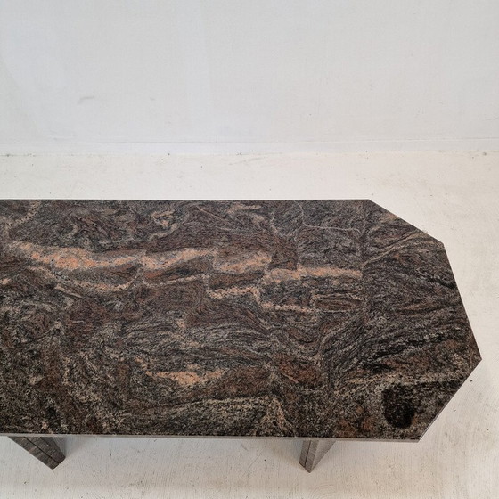 Image 1 of Italian vintage coffee table in granite, 1980s