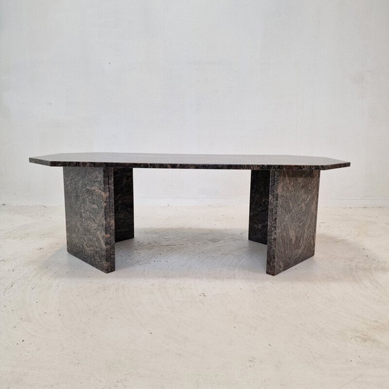 Image 1 of Italian vintage coffee table in granite, 1980s
