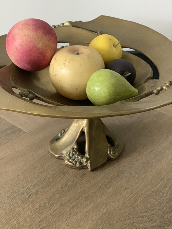 Image 1 of Solid bronze fruit bowl