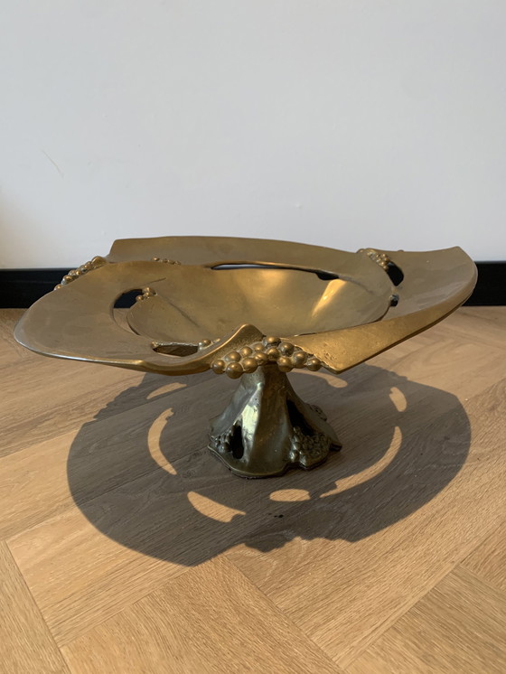 Image 1 of Solid bronze fruit bowl