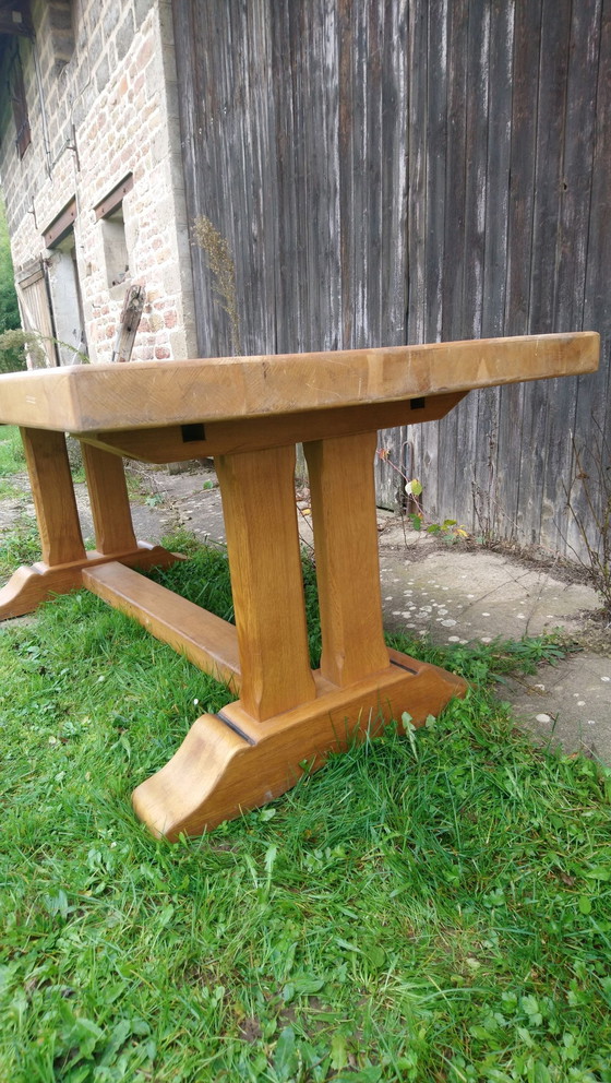 Image 1 of Solid Oak Monastery Table