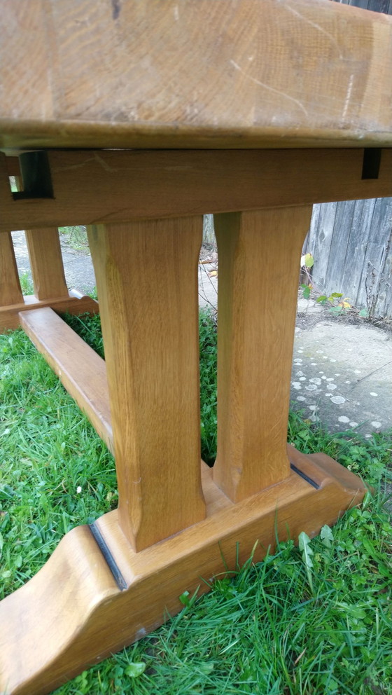 Image 1 of Solid Oak Monastery Table