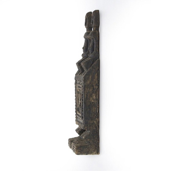Image 1 of Vintage ceramic sculpture modeled and painted with African inspiration, 1960