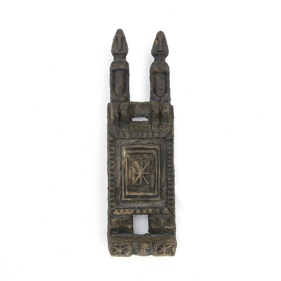 Image 1 of Vintage ceramic sculpture modeled and painted with African inspiration, 1960