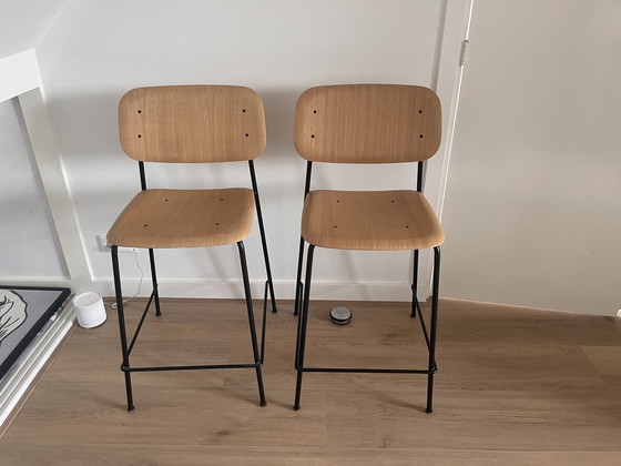 Image 1 of 2x HAY bar stool soft edge 10