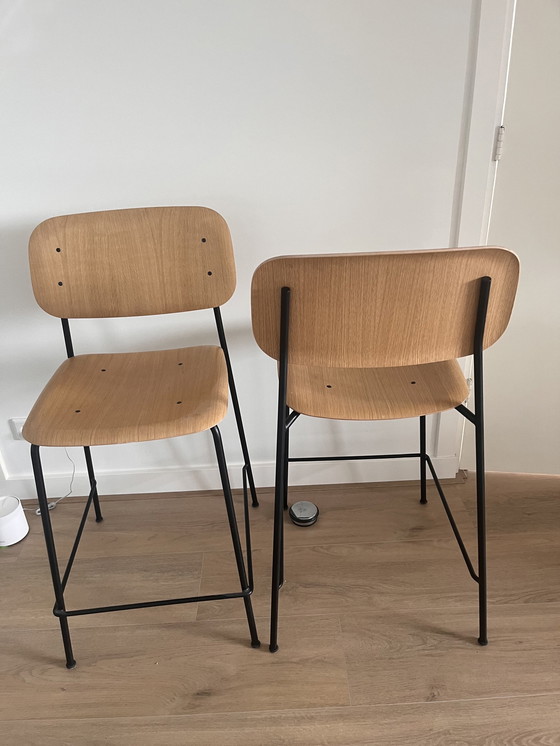 Image 1 of 2x HAY bar stool soft edge 10