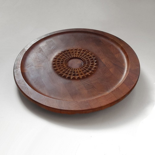 Mid-Century Danish Teak Carving Board from Digsmed