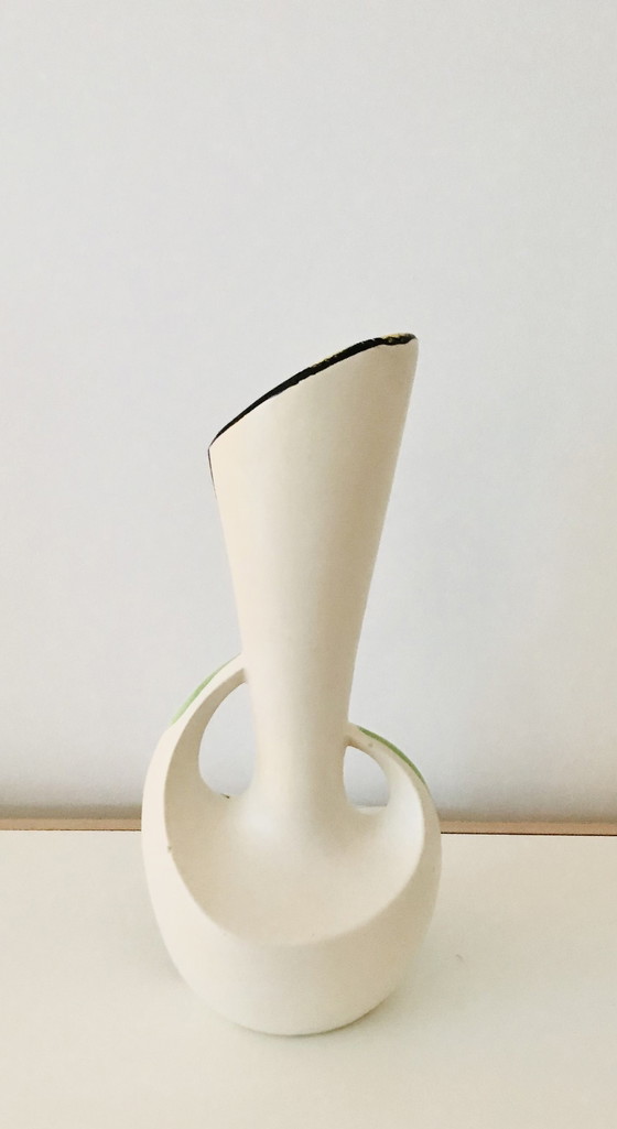 Image 1 of Beautiful Very Rare Vase From French Ceramicist Gabriel Fourmentraux