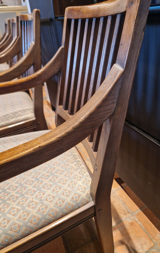 Image 1 of 4 Art Nouveau Schuitema Armchairs, Dining chairs