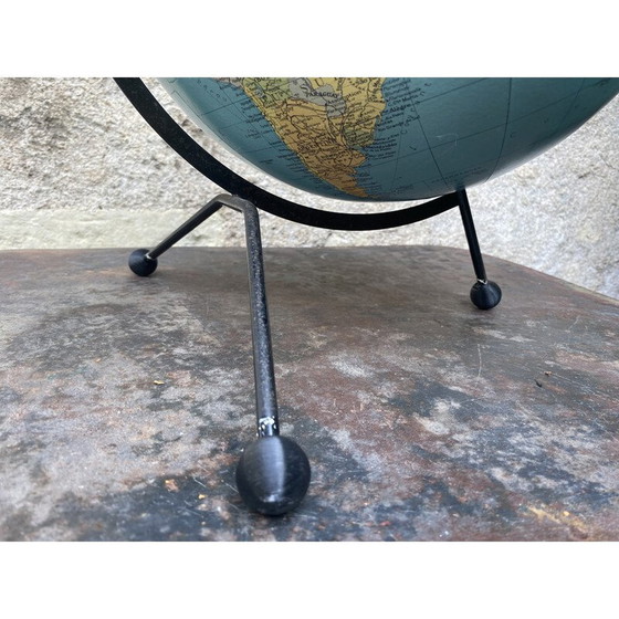 Image 1 of Vintage cardboard globe, 1967