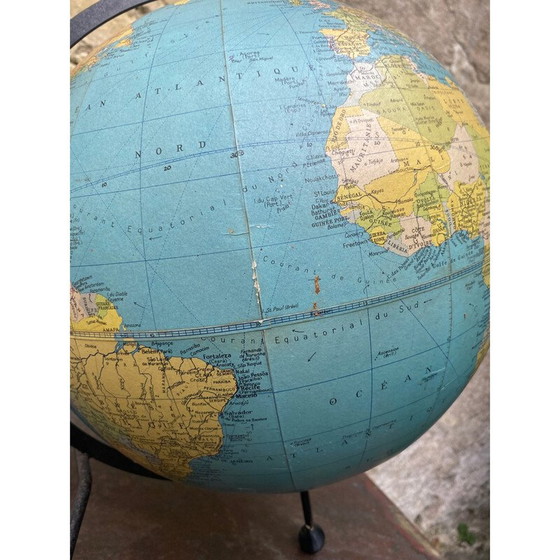 Image 1 of Vintage cardboard globe, 1967