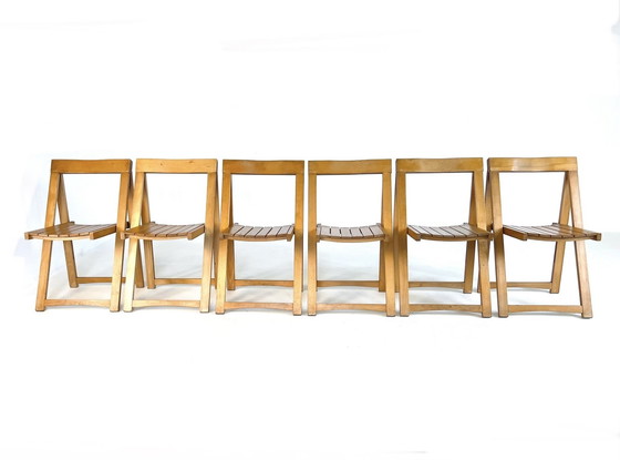 Image 1 of 6X Trieste Folding Chair, Aldo Jacober