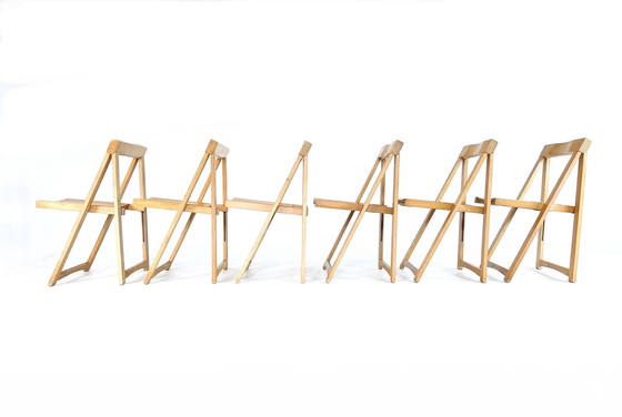 Image 1 of 6X Trieste Folding Chair, Aldo Jacober