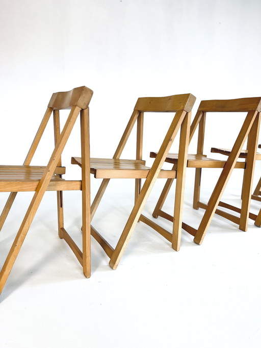 6X Trieste Folding Chair, Aldo Jacober