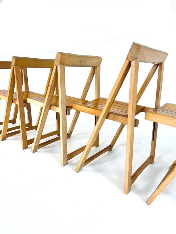 Image 1 of 6X Trieste Folding Chair, Aldo Jacober